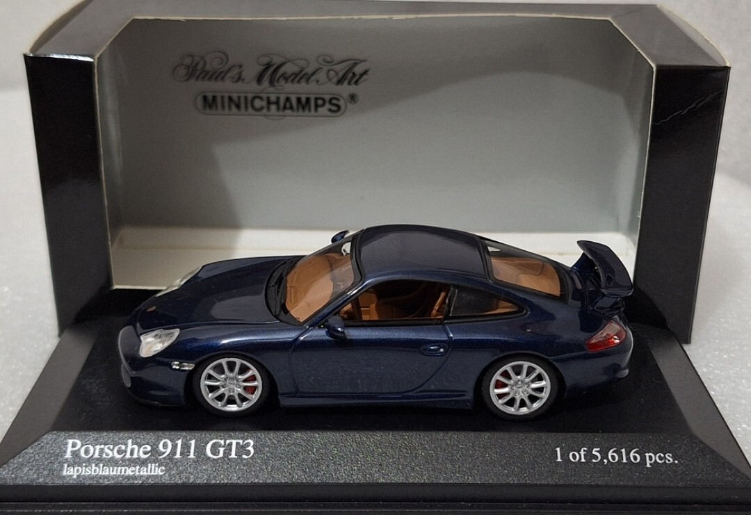 Porsche 911 (996) GT3 2003 Blue Met 1:43 Minichamps 400062021