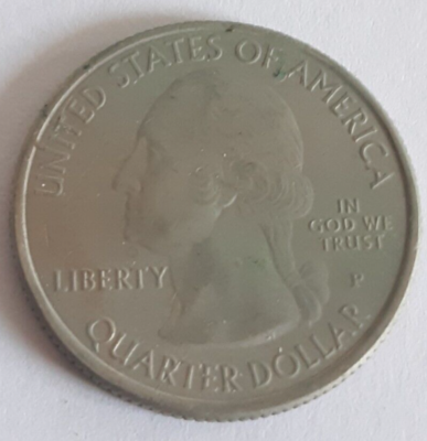 2014 P ATB Quarter Error Arches Improperly Annealed Planchet w