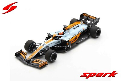 1/18 Mclaren F1 M12 MCL35L Daniel Ricciardo #3 Monaco GP 2021 by