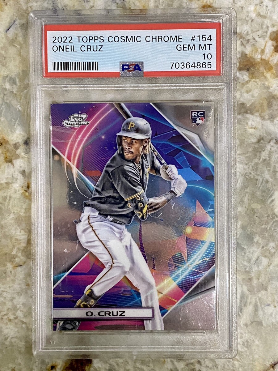 🔥ONEIL CRUZ 2022 Topps Cosmic Chrome #154 PSA 10 Rookie RC Gem