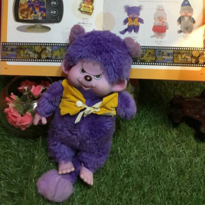 Monchhi DEVIL Ver Vintage made in Japan Monchhichi's Rare plush