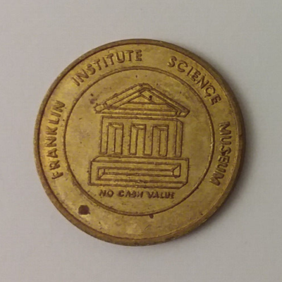 Franklin Institute Science Museum Philadelphia, PA Souvenir Coin