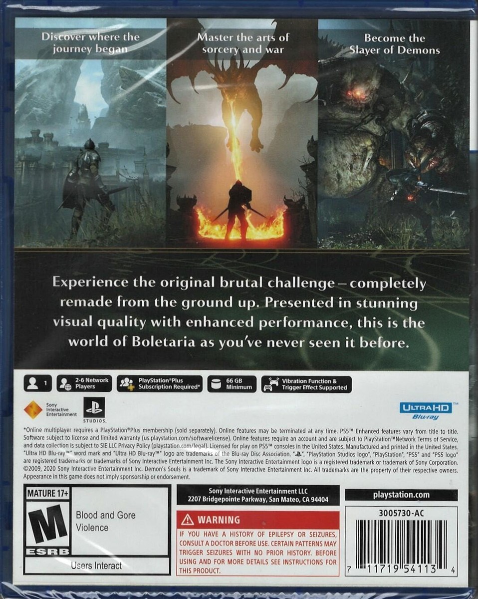 Demon''s Souls PS5 (Brand New Factory Sealed US Version