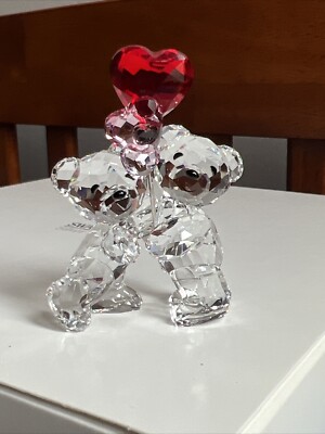 Swarovski Kris Bear Heart Balloons 5185778 Mint. | eBay