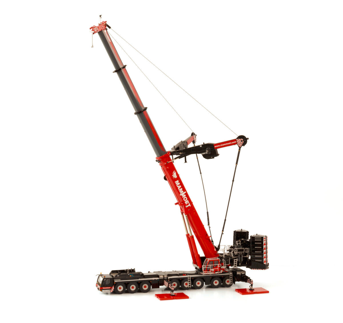 WSI 410296 - Large Liebherr LTM 1650-8.1 8-axle Mobile Crane