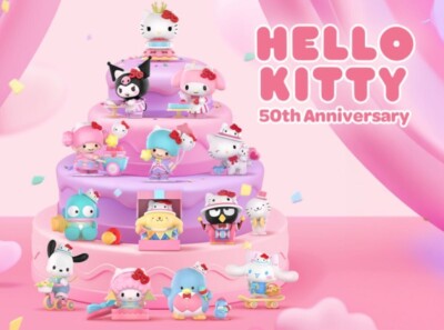 POP MART Sanrio Hello Kitty 50th Anniversary Series complete Set