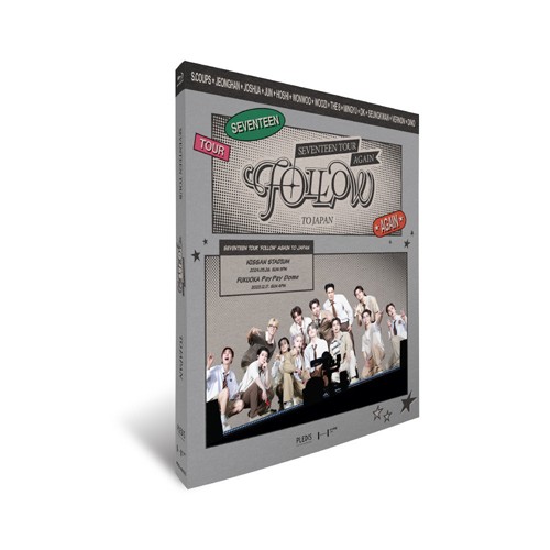 SEVENTEEN TOUR 'FOLLOW' AGAIN TO JAPAN 3Blu-ray & POB Set of 13