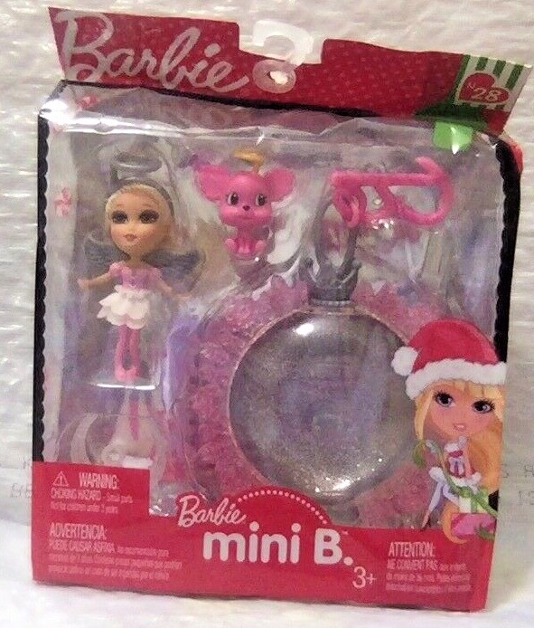 Barbie Mini B. Doll And Accessories Christmas #28 New | eBay