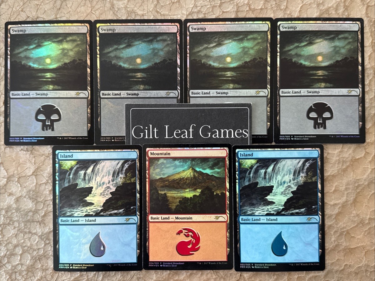 MTG *7 Foil Promo Standard Showdown Basic Land* (NM) Rebecca Guay