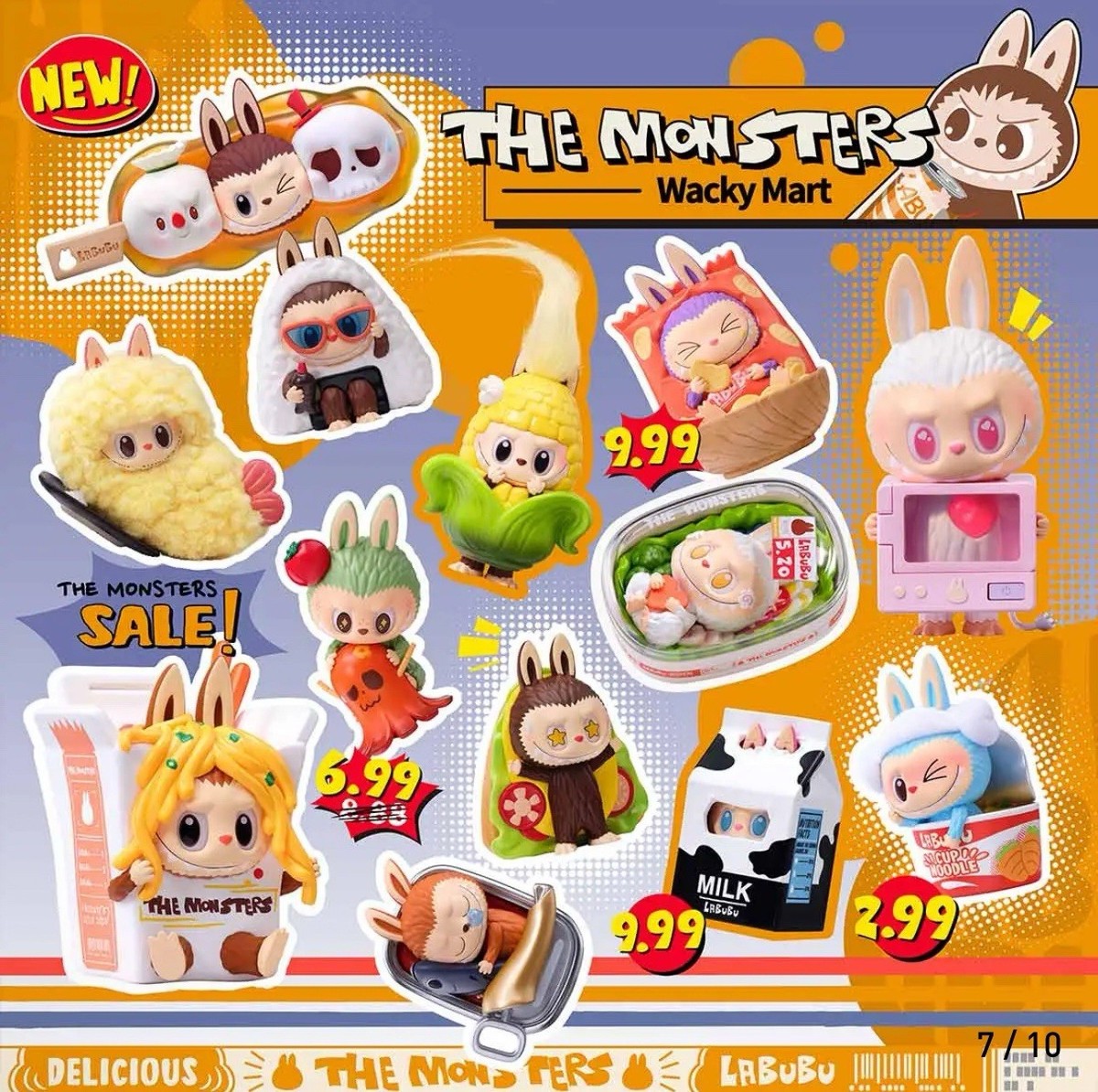 FULL SEALED CASE Pop Mart The Monsters Labubu Wacky Mart Series