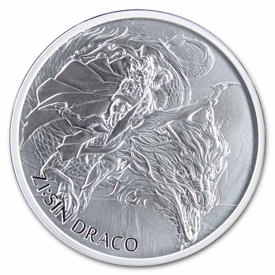 2024 South Korea 1 oz Silver ZI:SIN Draco BU | eBay