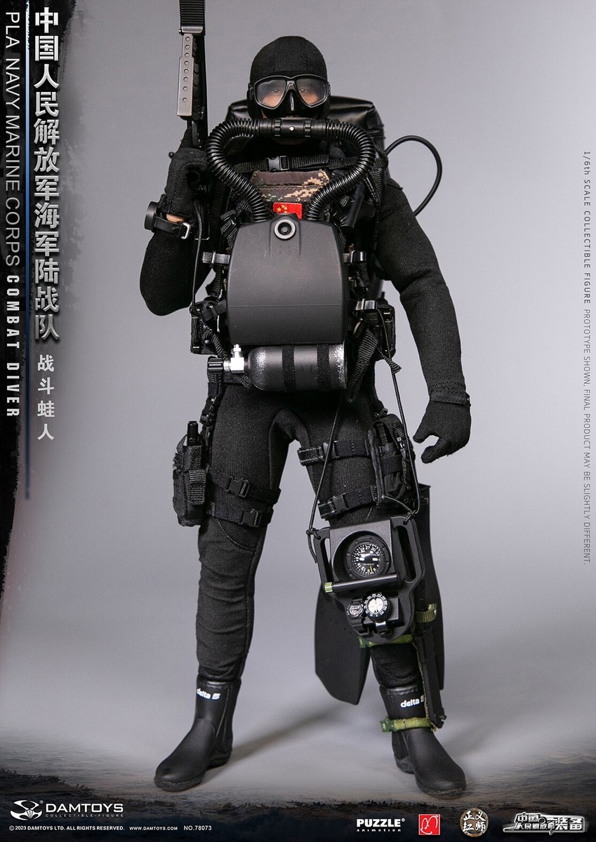 Ready! DAMTOYS DAM 78073 1/6 PLA Navy Marine Corps Combat Diver