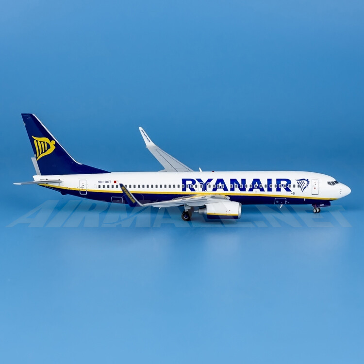 1:200 JC Wings Ryanair Boeing 737-800 Passenger​ Airplane Diecast