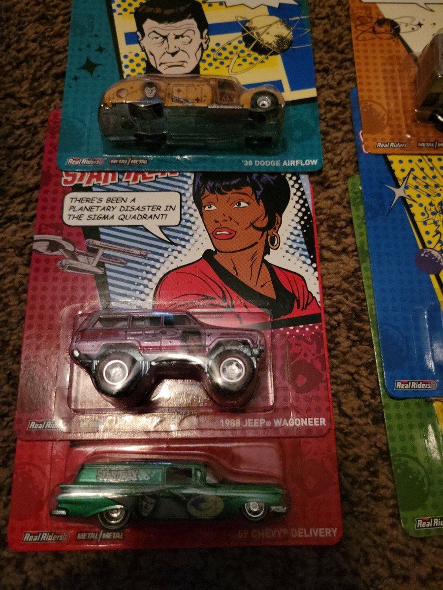 HOT WHEELS POP CULTURE STAR TREK REAL RIDERS X8308-956P | eBay