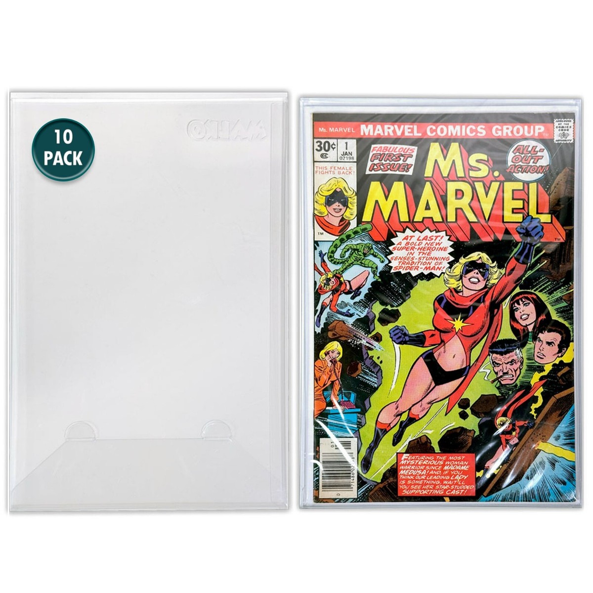 20X Comic Book Plastic Toploader Protector Case Fits Silver