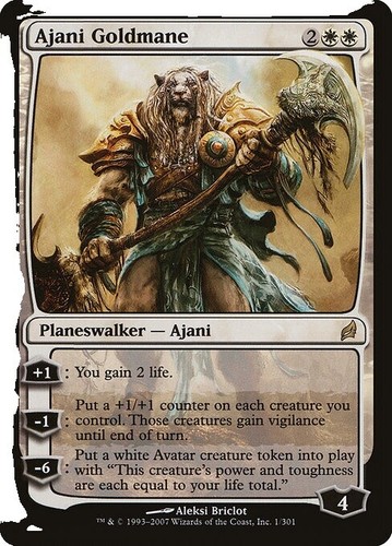 1x Ajani, Nacatl Pariah // Ajani, Nacatl Avenger NM Eng MTG