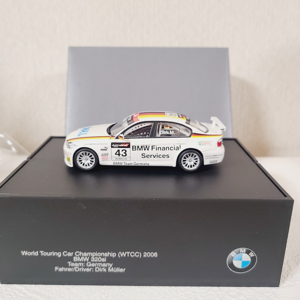 Bmw 1/43 320Si E90 / Wtcc 2006 Team Germany 43 Dirk Muller Novelty