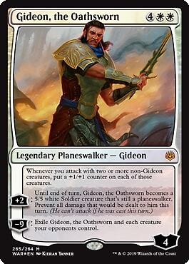 MTG Magic - Gideon, the Oathsworn - War of the Spark - Foil Near