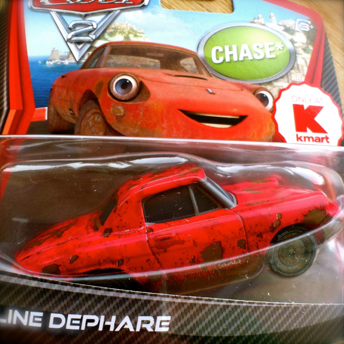 Disney PIXAR Cars 2 CELINE DEPHARE *CHASE* diecast RARE KMART DAY