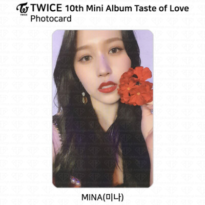 TWICE 10th Mini Album Taste of Love Official Photocard Mina KPOP K