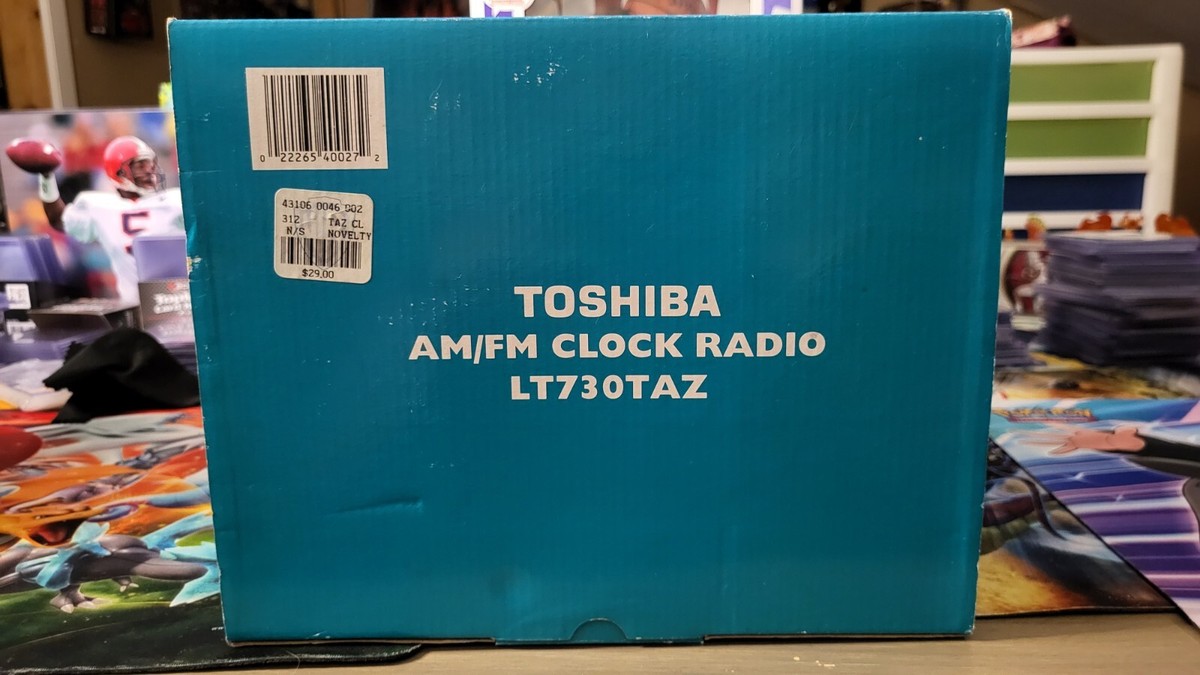 ✨【希少・レア】TOSHIBA タズマニアンデビル AM/FMクロックラジオ
