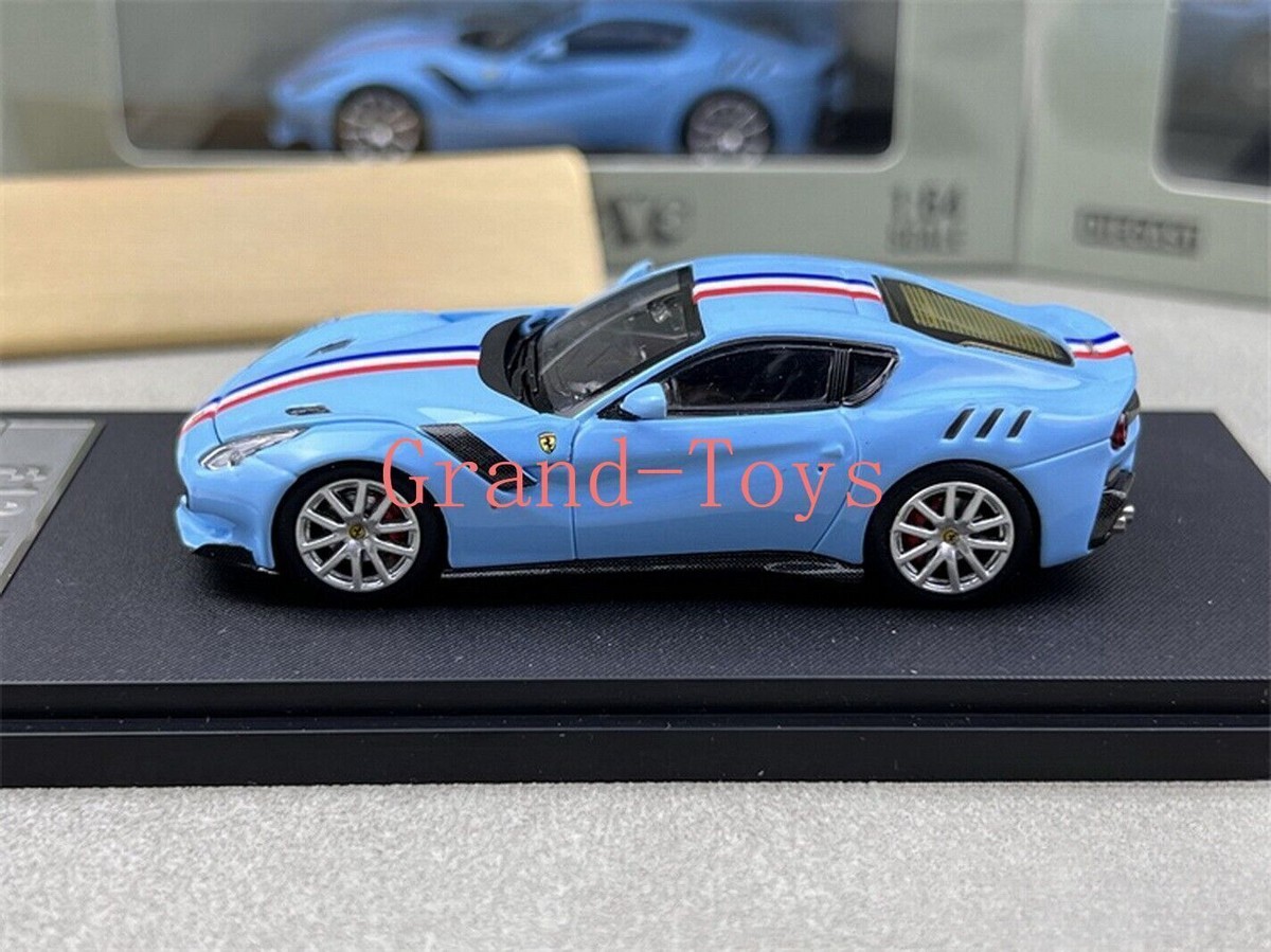 Little Toy 1/64 Scale Ferrari F12 TDF Blue Diecast Car Model Toy