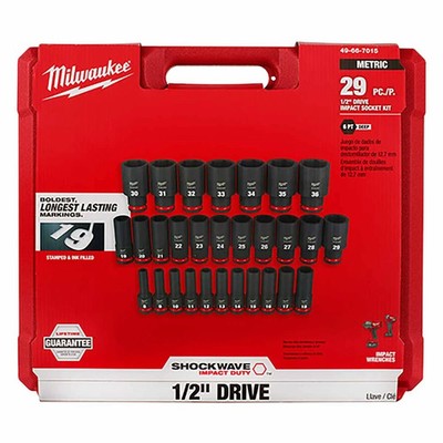Milwaukee 49-66-7015 29 PC SHOCKWAVE 1/2