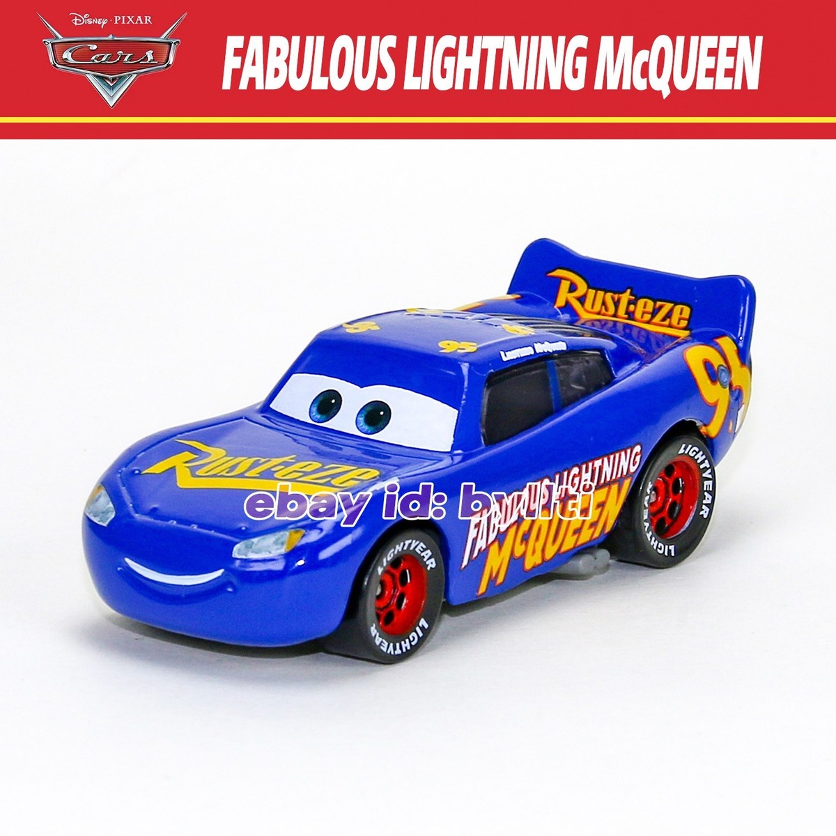 Mattel Disney Pixar Cars 3 Fabulous Lightning McQueen 1:55 Diecast