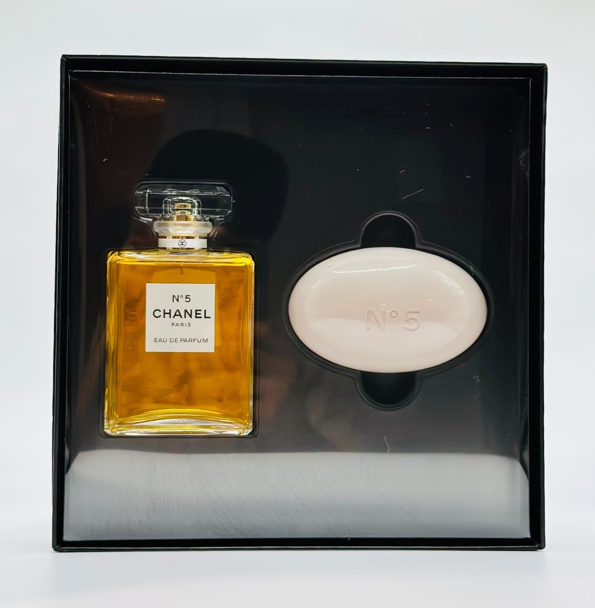 Chanel No 5 Set Eau de Parfum with bath soap 3.4oz | eBay