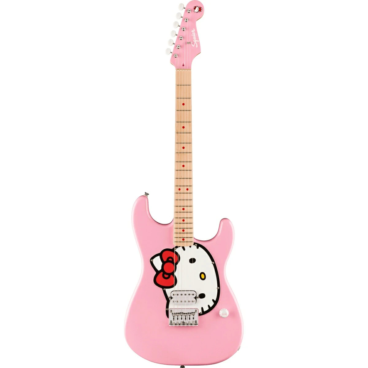 Squier by Fender Limited Hello Kitty Stratocaster Electric Guitar