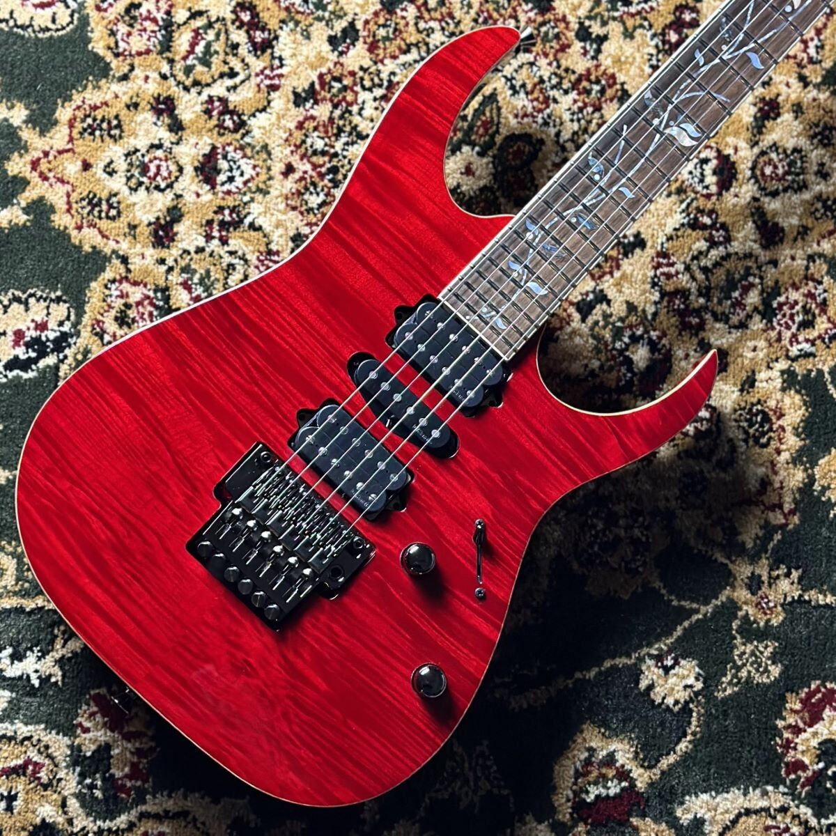 Ibanez J-Custom RG8570 Red Spinel Electric Guitar with Hard Case