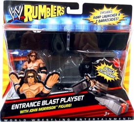 WWE RUMBLERS ENTRANCE BLAST PLAYSET W/ JOHN MORRISON FIGURE *NEW
