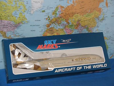 1/200 SKYMARKS ETIHAD AIRWAYS AIRBUS A380-800 W/GEAR AIRCRAFT