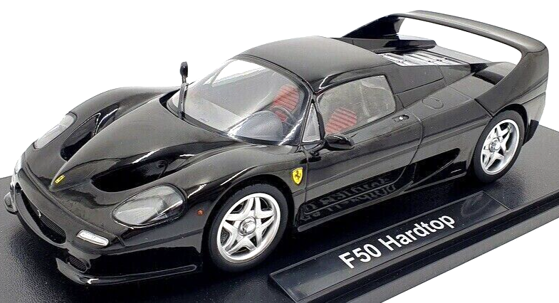 1/18 Ferrari F50 Hard Top 1995 (Black) Diecast Model Car by KK