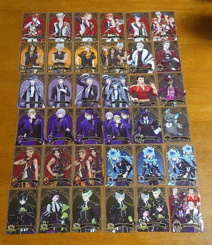 Disney Twisted Wonderland Metal Card Collection 1 Complete Set All