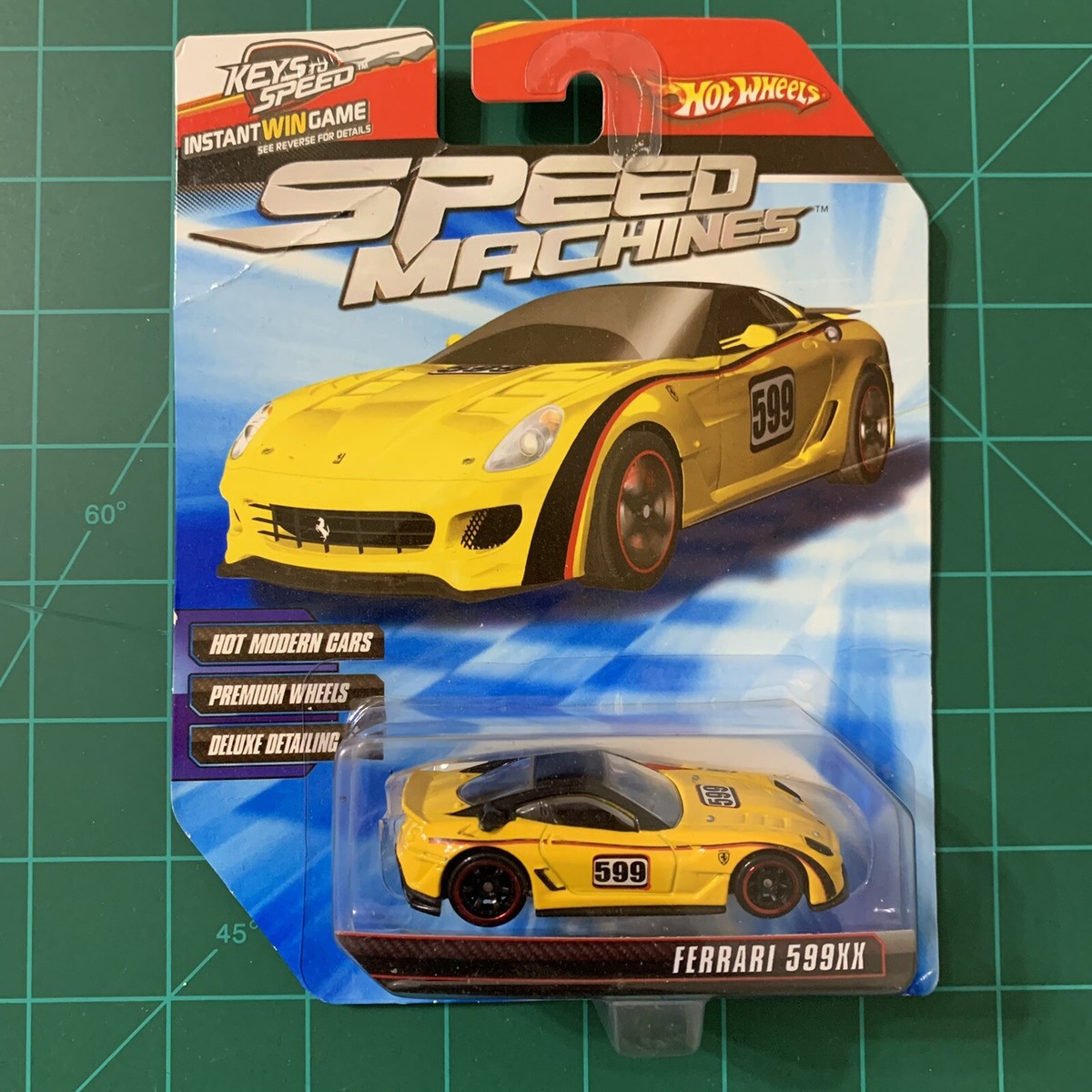 Hot Wheels Speed Machine Ferrari 599XX Yellow | eBay