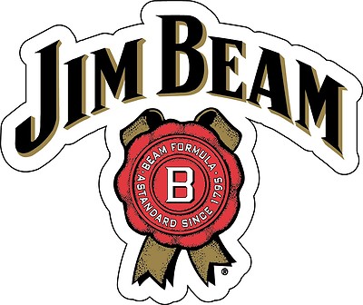 JIM BEAM Sticker Decal *DIFFERENT SIZES* Whiskey Bourbon Alcohol