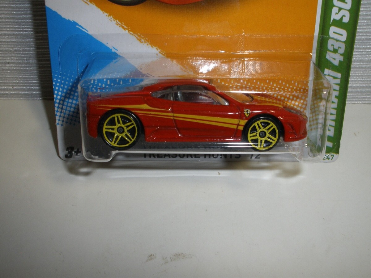 Hot wheels Treasure Hunt Ferrari 430 Scuderia MIP 27084599091| eBay