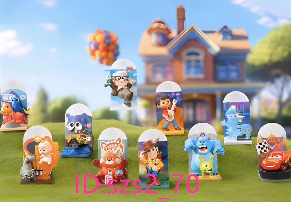 9pcs + Secret Authentic POP MART Disney 100th Pixar Series Blind