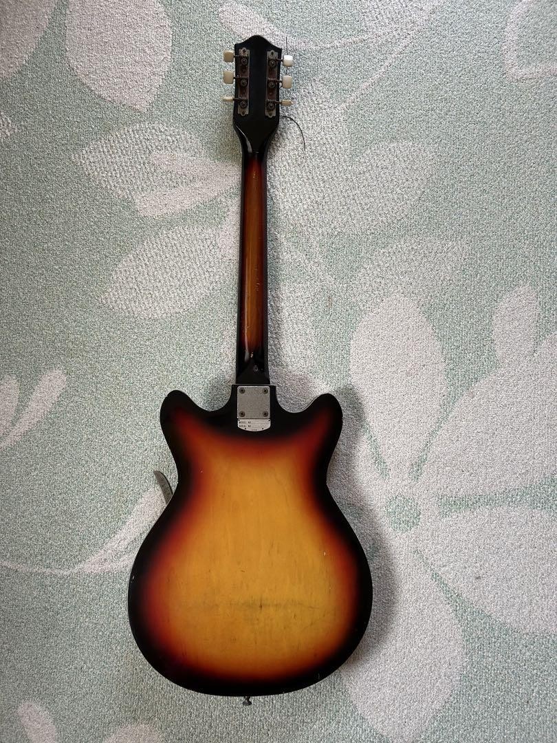 Acoustic Electric Guitar Teisco EP-2L 1960s Vintage Made in Japan
