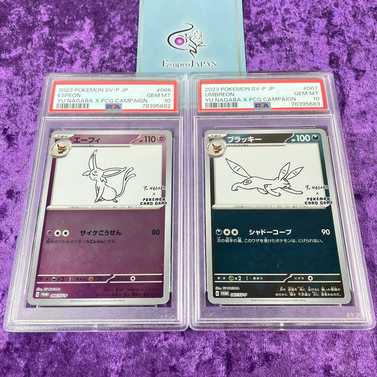 nagaba 9連番 ナガバ イーブイ 全てPSA10】【9連番】ナガバ イーブイ