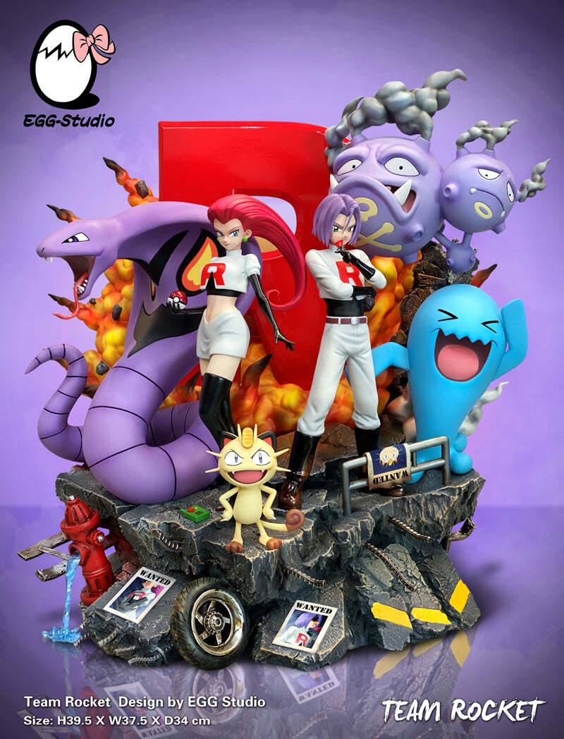NEW Egg Studio - Team Rocket Pokemon Resin Statue | eBay