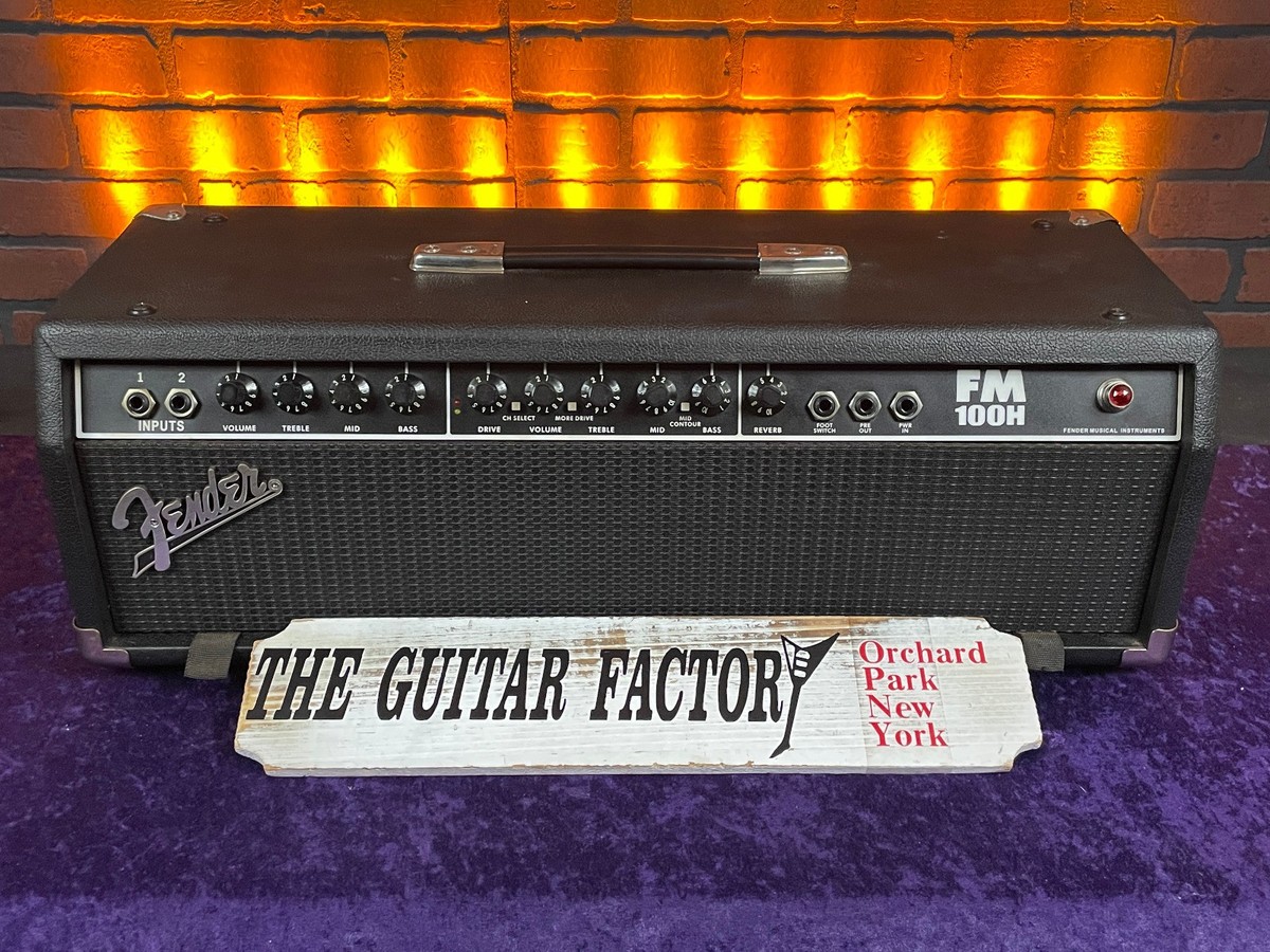 Fender FM100H 100W Solid State Electric Guitar Head w/ Footswitch