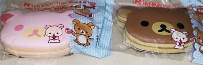 San-x Chocolate & Strawberry Rilakkuma pancake squishy toy cell