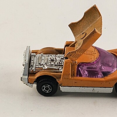 Matchbox 1971 car Superfast Mazda RX500 Orange Diecast No 66