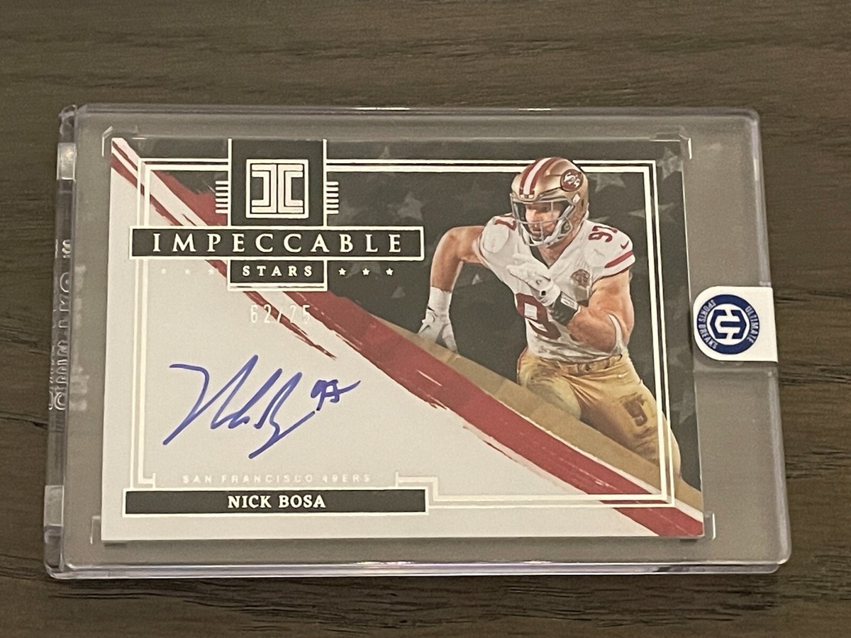 2022 Panini Impeccable Star Signatures Nick Bosa Auto #SS-NBO