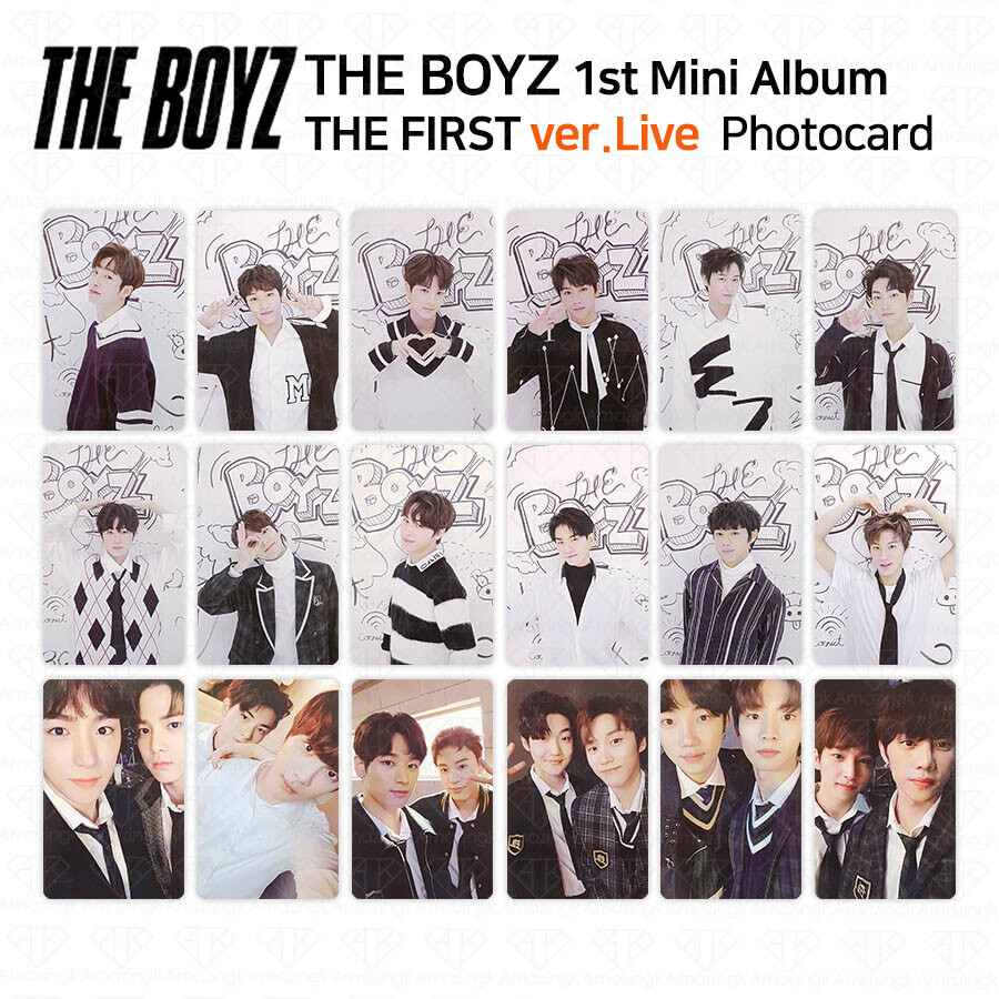 THE BOYZ 1st mini album The First Official Photocard Live Version