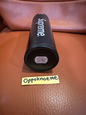 Supreme Zojirushi Stainless Steel Mug Thermos FW17 Black Logo
