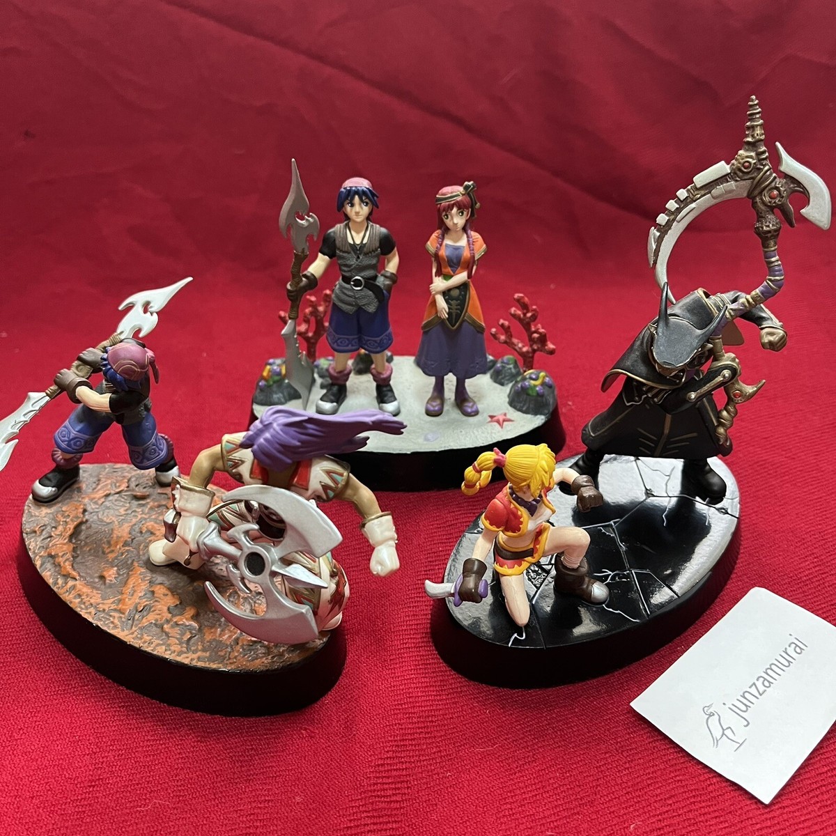 CHRONO CROSS Diorama Figures Serge Leena Kid Yamaneko Karsh