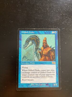Gilded Drake MTG Magic The Gathering Urza's Saga 76/335 Rare